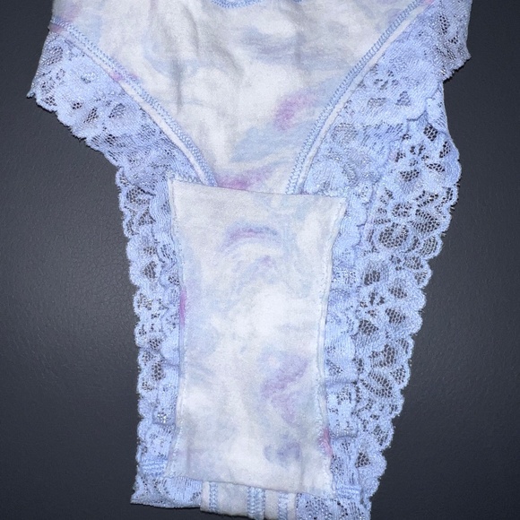 VS Lace Waist Cotton Cheeky Panty - Picture 4 of 5